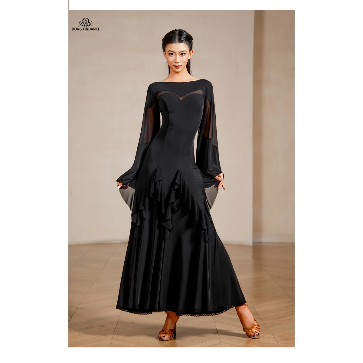 MY780 Women’s Ballroom Dance Dress (With Bra Pads, Without Briefs)